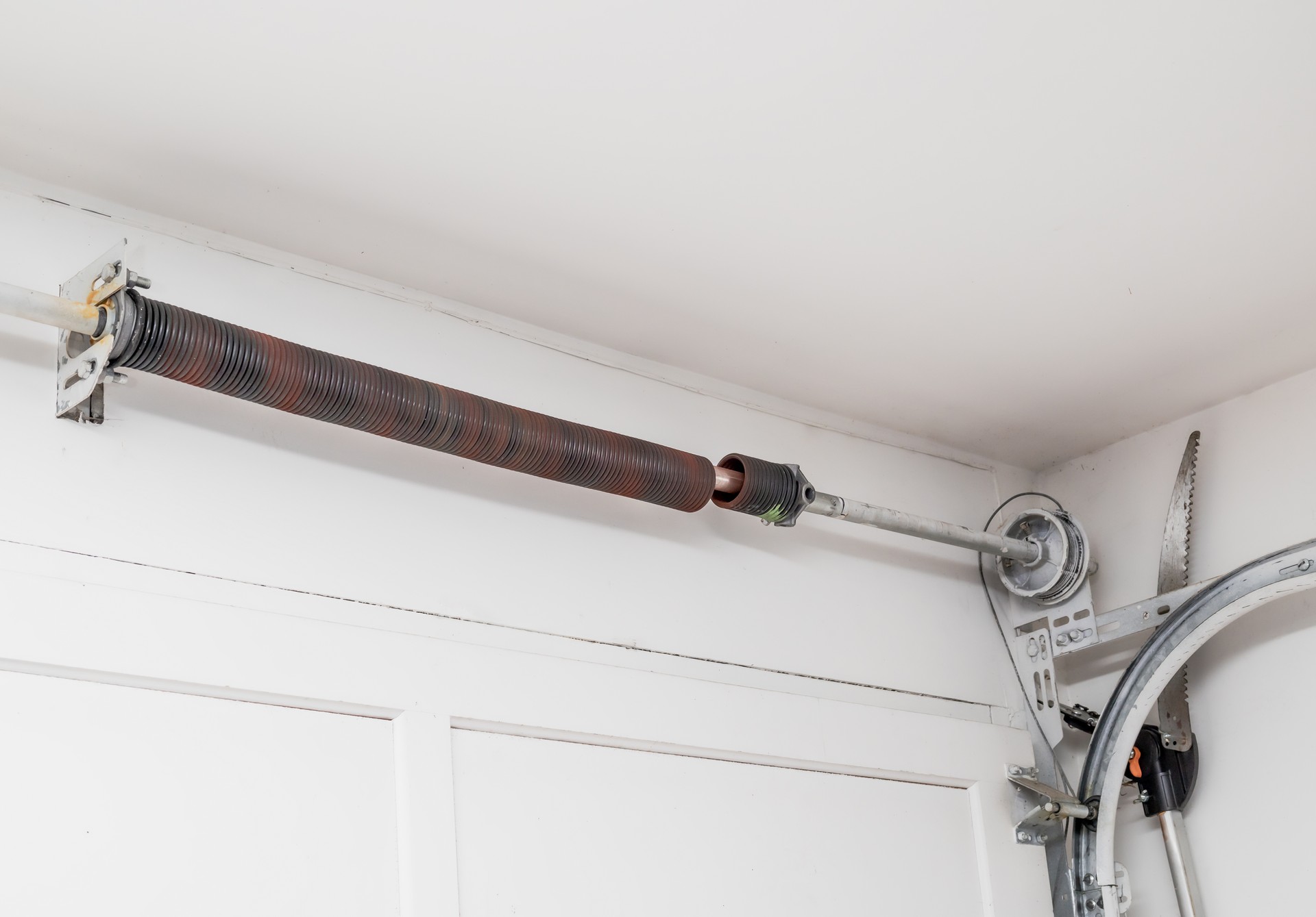 Broken garage door spring or torsion spring